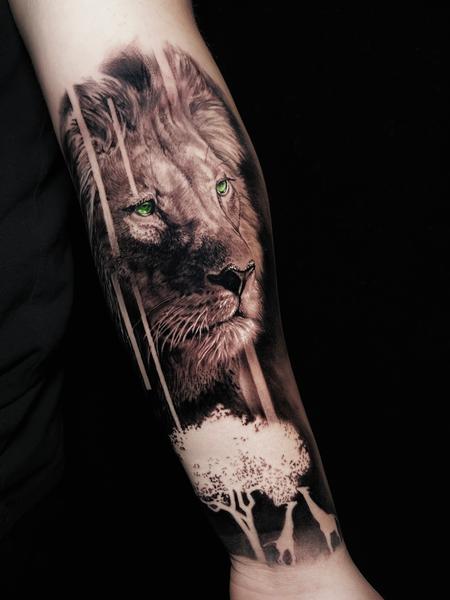 Tattoos - African Lion - 142931
